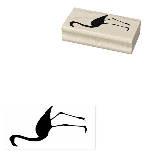 Flamingo Rubberstempel (Gestempeld)