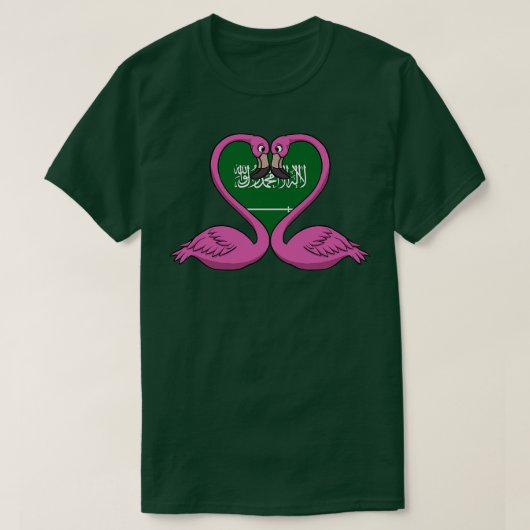Flamingo Saoedi-Arabië T-shirt (Design voorkant)
