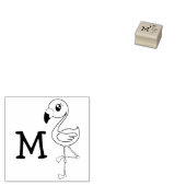 Flamingo Schattigee Kinderen Rubberstempel (Gestempeld)