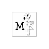Flamingo Schattigee Kinderen Rubberstempel (Afrduk)