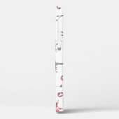 Flamingo schets: Tropisch  patroon. Case-Mate iPhone Case (Achterkant / Links)