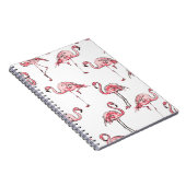 Flamingo schets: Tropisch patroon. Notitieboek (Rechterzijde)
