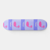 Flamingo Schilderkunst Skateboard (Horizontaal)