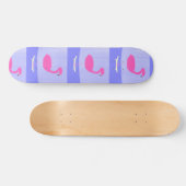 Flamingo Schilderkunst Skateboard (Horizontaal)