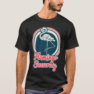 Flamingo Security Uniform Combat Retro T-shirt