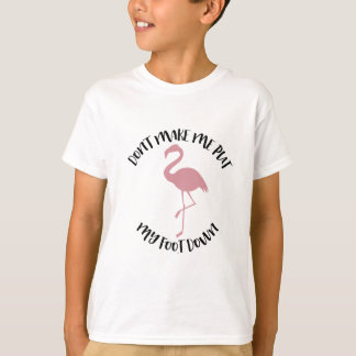 Flamingo Shirt - Laat me mijn voet niet neerleggen