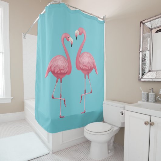 Flamingo Shower Curtain Douchegordijn (In situ)