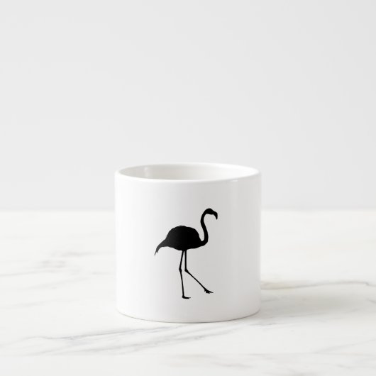 Flamingo Silhouette Espresso Kop (Voorkant)