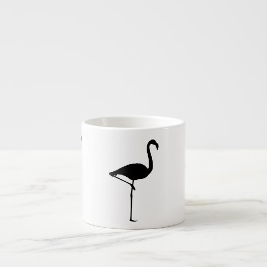 Flamingo Silhouette Espresso Kop (Voorkant)