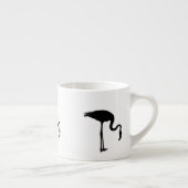 Flamingo Silhouette Espresso Kop (Rechts)