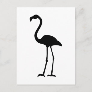 Flamingo Silhoutte Briefkaart