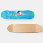 Flamingo Skateboard (Horizontaal)