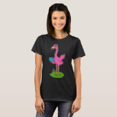 Flamingo Skater Skateboard T-shirt (Voorkant volledig)