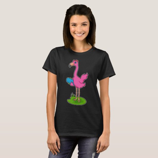Flamingo Skater Skateboard T-shirt (Voorkant volledig)