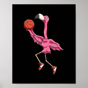 Flamingo Sketll Flamingo Spelend Sketll Flamingo Poster