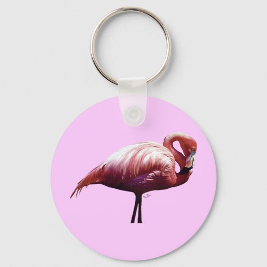 Flamingo Sleutelhanger (Voorkant)