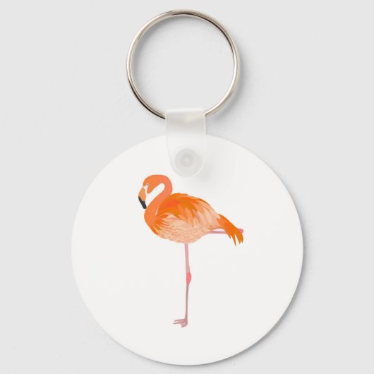 flamingo sleutelhanger (Voorkant)