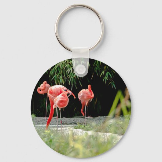 flamingo sleutelhanger (Voorkant)