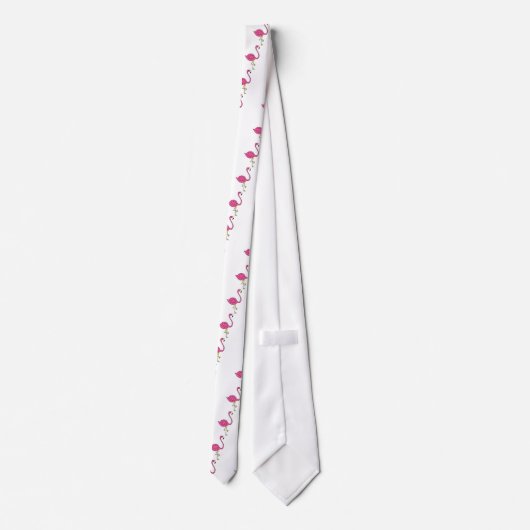 flamingo stropdas (Achterkant)