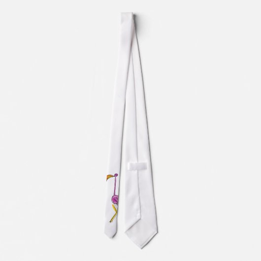 Flamingo   stropdas (Achterkant)