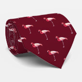 Flamingo Stropdas (Opgerold)