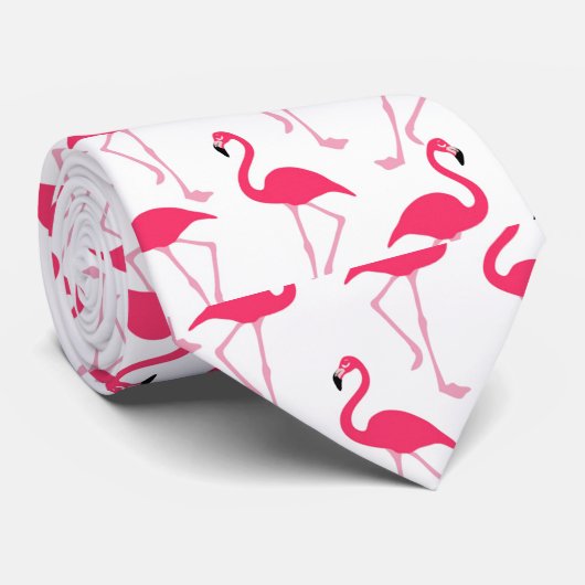 Flamingo-Stropdas Stropdas (Opgerold)