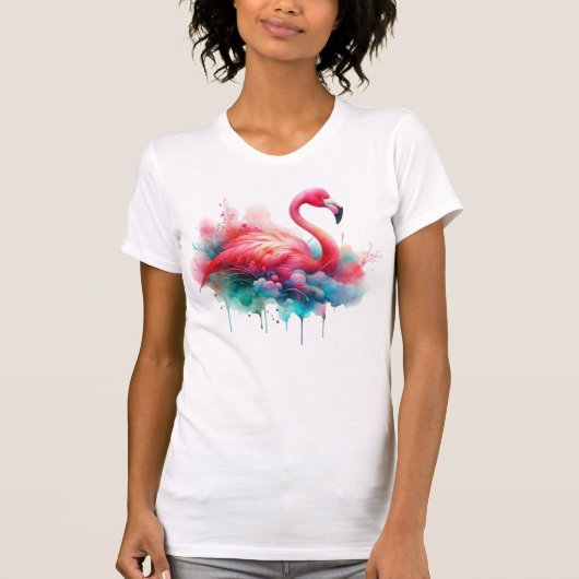 Flamingo Sublimation-95158 T-shirt (Voorkant)