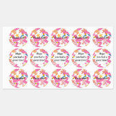 Flamingo summer party with text labels (Vel)
