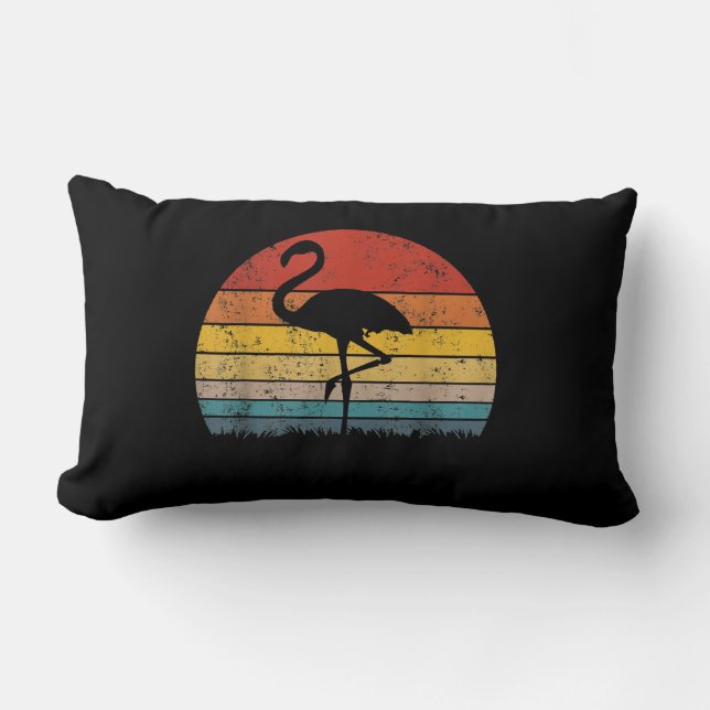 Flamingo Sunset Flamingo Gift Kussen (Voorkant)