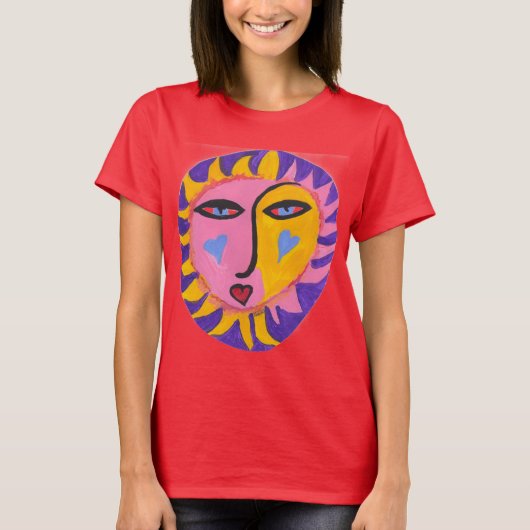 Flamingo Sunset T-shirt (Voorkant)