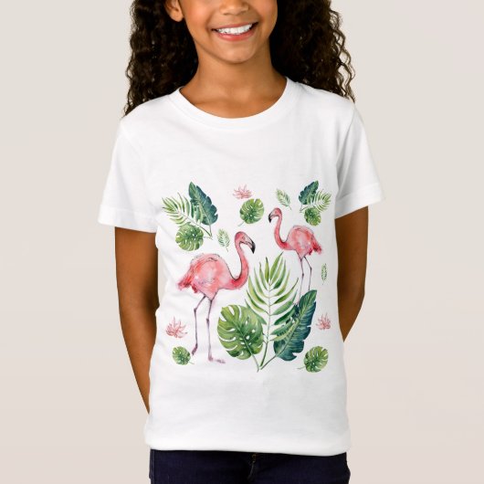 flamingo t-shirt (Voorkant)