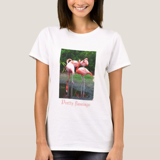 flamingo t-shirt (Voorkant)