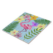 Flamingo Tegeltje (Zijkant)