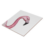 Flamingo Tegeltje (Zijkant)