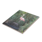 Flamingo Tegeltje (Zijkant)