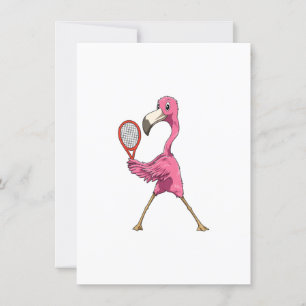 flamingo tennis flamingo speelt tennis flamingo kaart