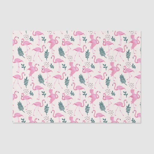Flamingo Tissuepapier (Voorkant)