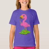 Flamingo-toets T-shirt (Voorkant)