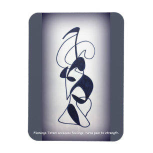Flamingo Totem Magnet Magneet