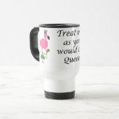 Flamingo Travel Mug Reisbeker (Voorkant links)