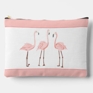 Flamingo Trio Monogram Rits Pouch Etui