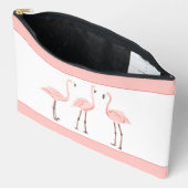 Flamingo Trio Monogram Rits Pouch Etui (Open)