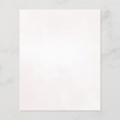 Flamingo tropical Aloha kinder budgetverjaarfeest (Achterkant)