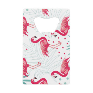 Flamingo tropical et feuille, motif d'été.