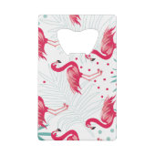 Flamingo tropical et feuille, motif d'été. (Dos)