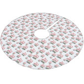 Flamingo Tropical Kerstmis Kerstboom Rok (Gekanteld)