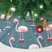 Flamingo Tropical Kerstmis Kerstboom Rok