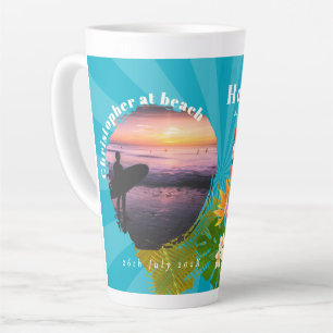 Flamingo Tropical Memories Foto Azure Latte Mok