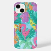 Flamingo Tropical Oerwoud Pattern Case-Mate iPhone Case (Achterkant)
