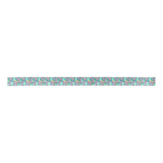 Flamingo Tropical Oerwoud Print Lint (Voorkant)